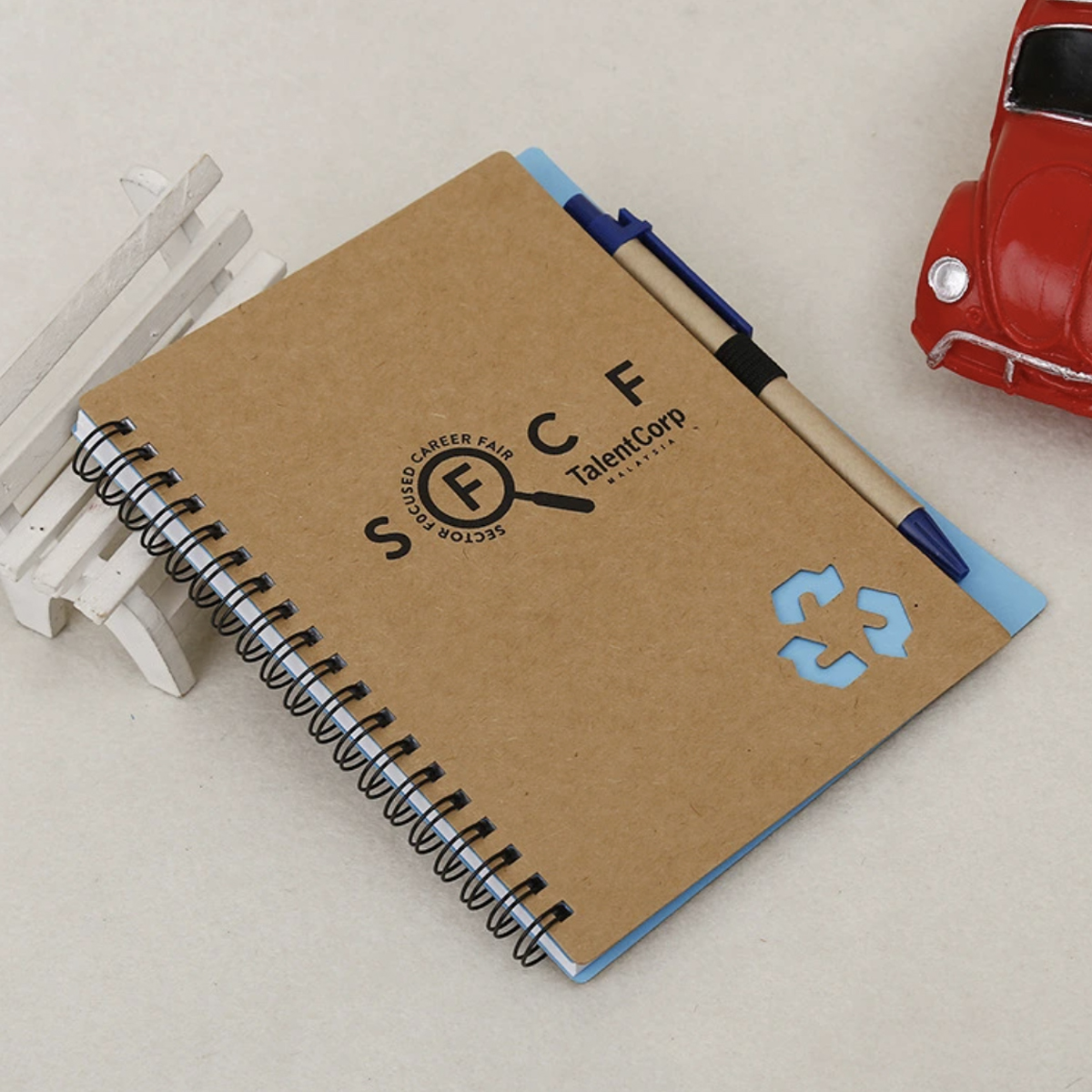 Recycled Notebook with Pen